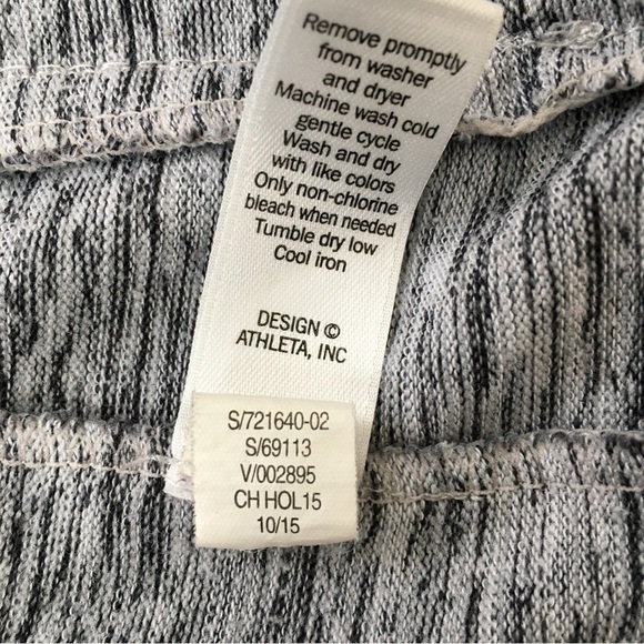Athleta Gray Blissful Hooded Open Front wrap Sweater Cardigan - Picture 8 of 16